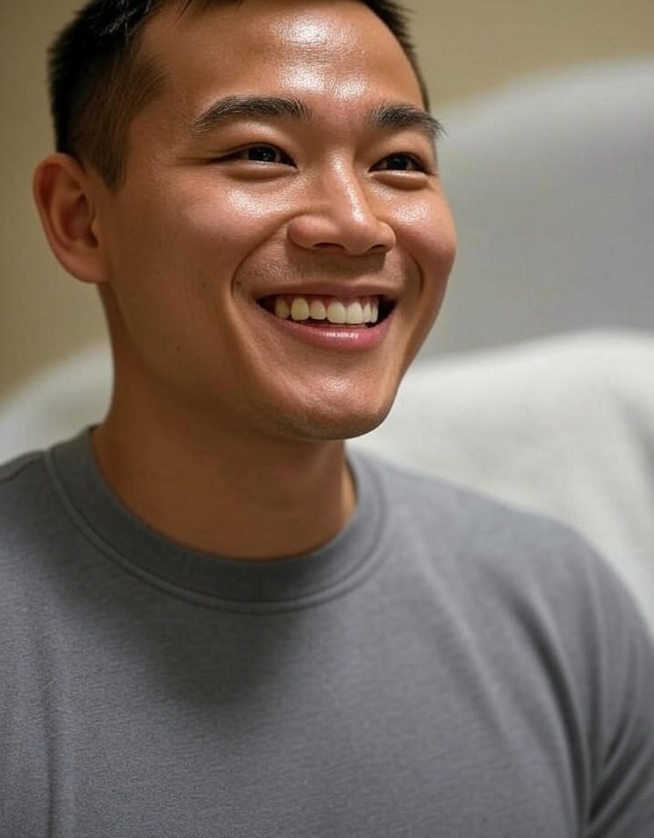 happy person after tattoo removal
